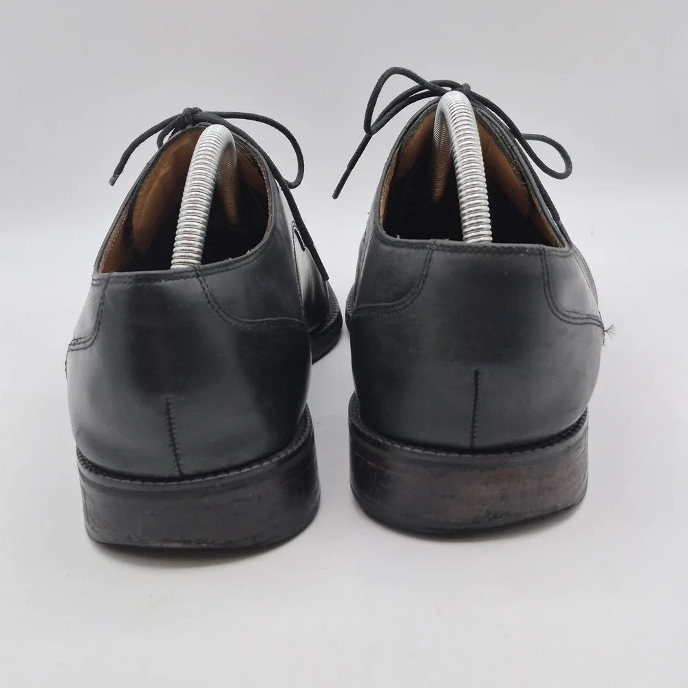Cole Haan Shoes Mens Size 11 Black Leather Lace Up Dress‎ Derby Apron Toe C07140